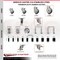 Service Caster 5 Inch 316SS Thermoplastic Rubber 10mm Threaded Stem Caster Lock Brake, 2PK SCC-SS316TSTTL20S514-TPRB-M1015-2-S2 - alternate 4